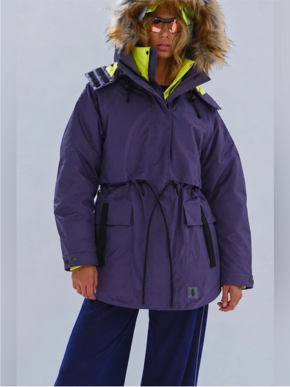 Free People Cloud Cover Systems Outer Shell Jacket in Purple Size XL